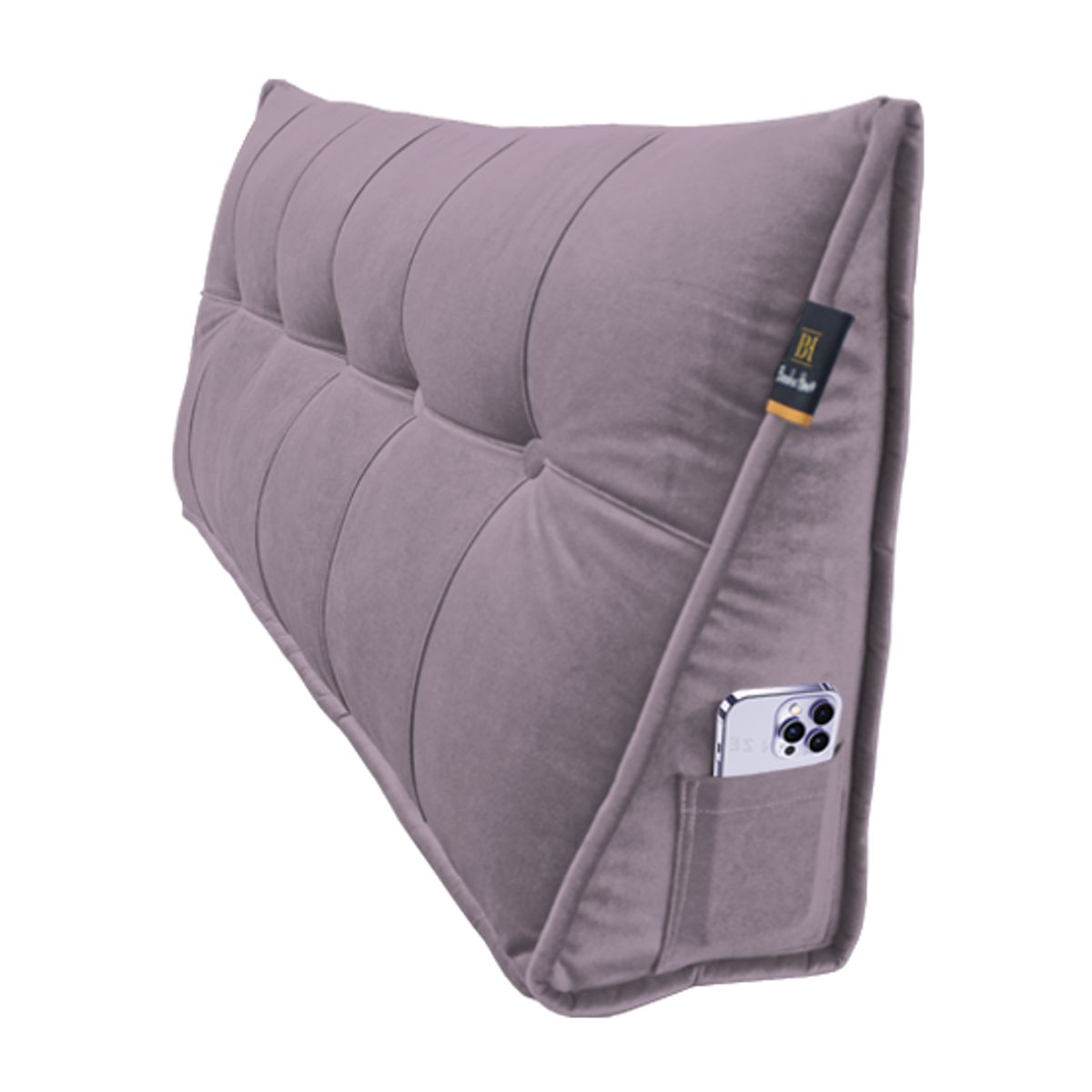 BARAKA HOME - Cojin de Respaldo Bitola 1.5 plz - Lila