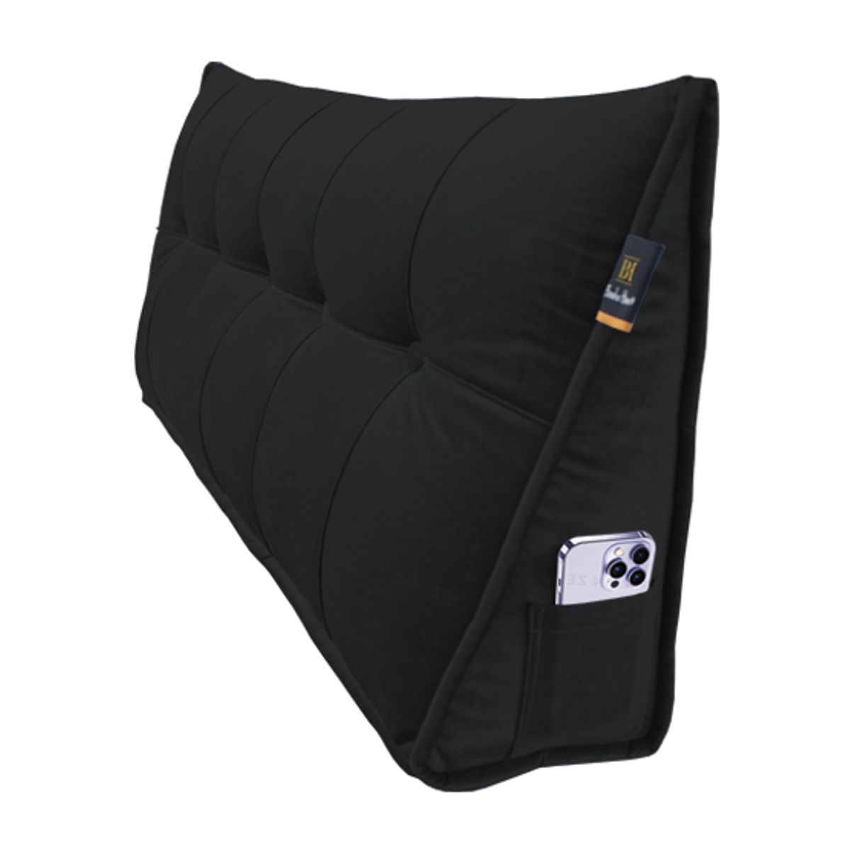 BARAKA HOME - Cojin de Respaldo Bitola 1.5 plz - Negro