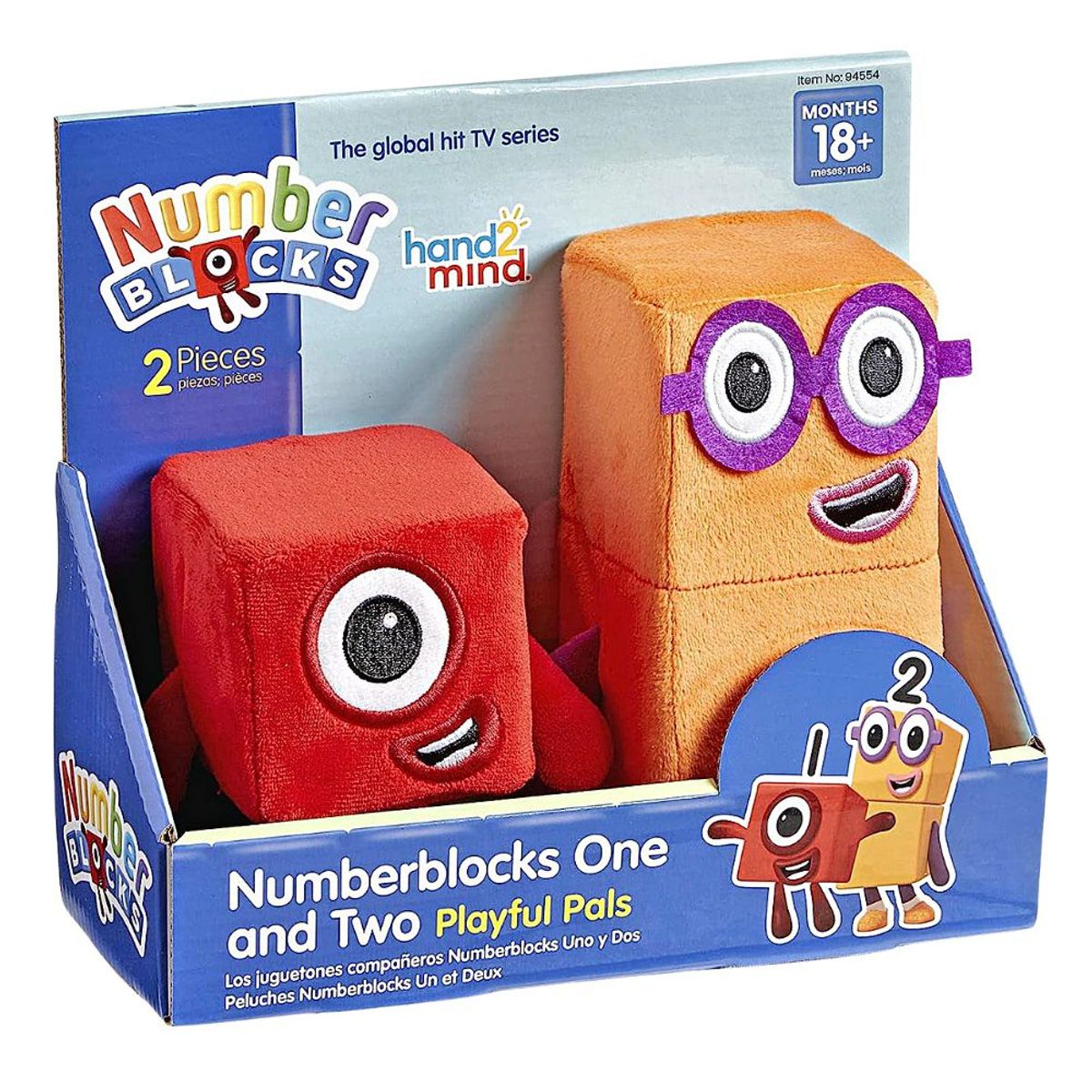 LEARNING - NumberBlocks Pack de Peluches Number Blocks 1 y 2