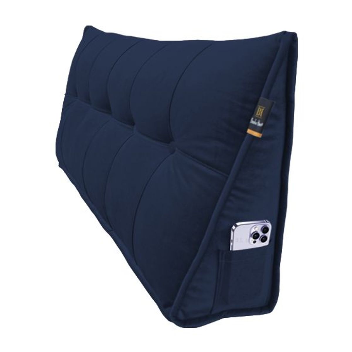 BARAKA HOME - Cojin de Respaldo Bitola 2 plz - Azul Marino