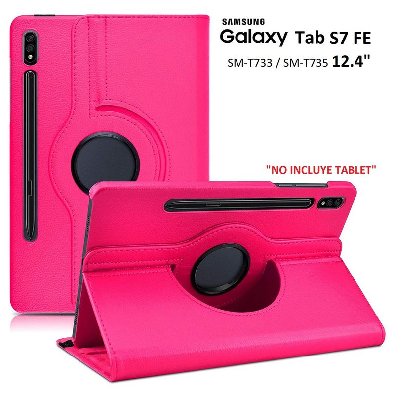 GENERICO - Funda Protector para Samsung Tab S7 Fe 124 SM-T730 Case Flip Cover