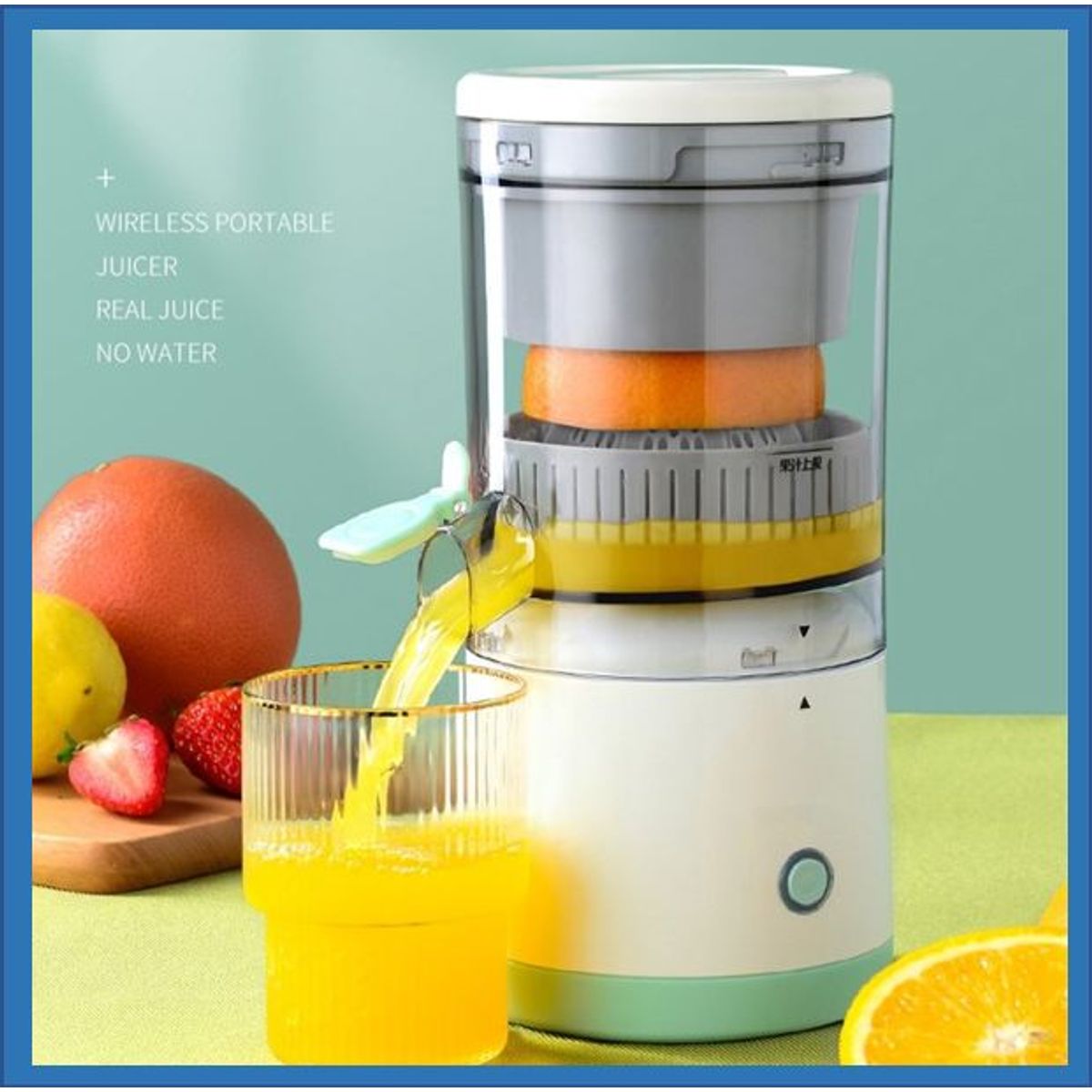 GENERICO - Exprimidor de Naranjas portatila  Bateria recargable