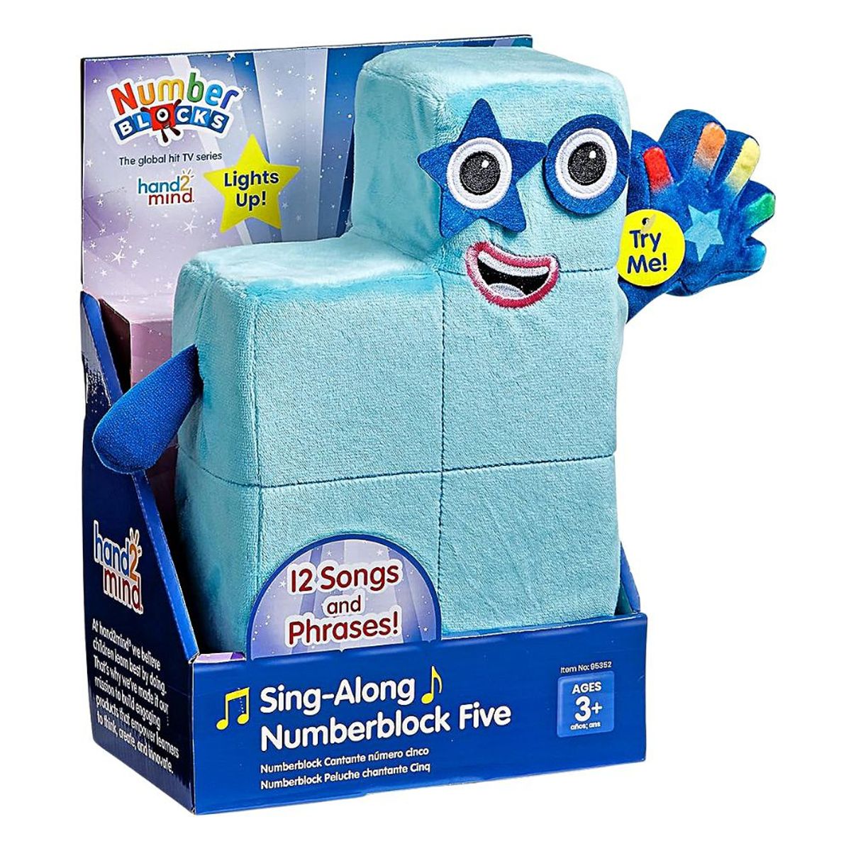 LEARNING - Numberblocks Peluche Musical 5 Number Blocks