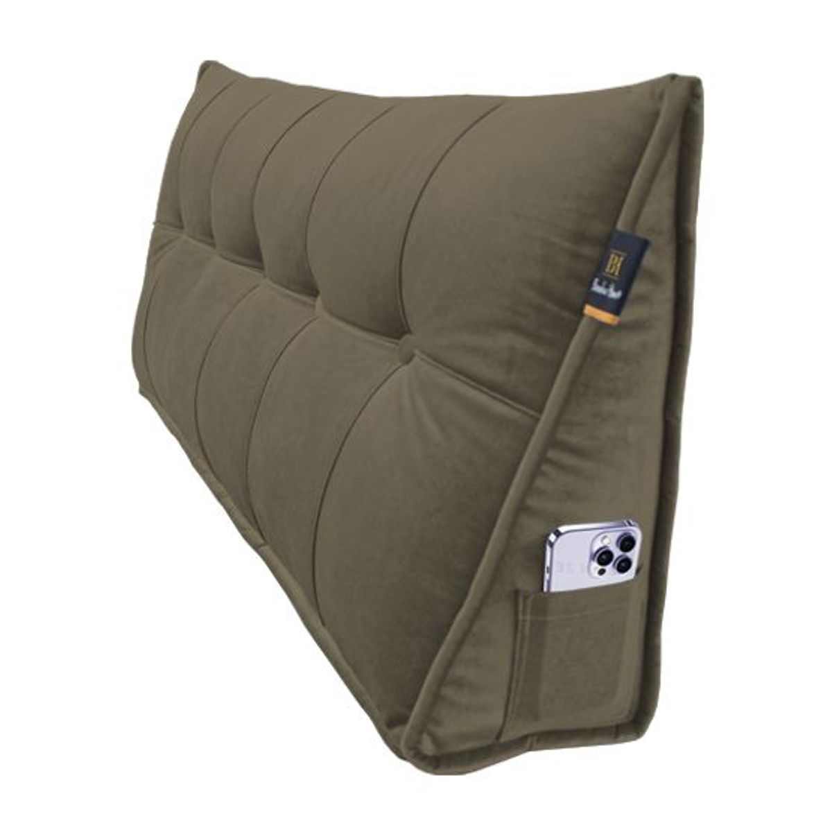 BARAKA HOME - Cojin de Respaldo Bitola 2 plz - Beige Oscuro