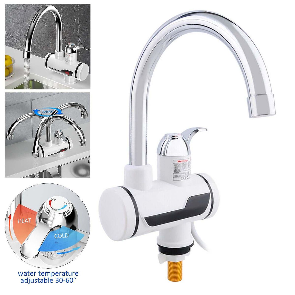 GENERICO - Caño Grifo Calentador de Agua Eléctrico