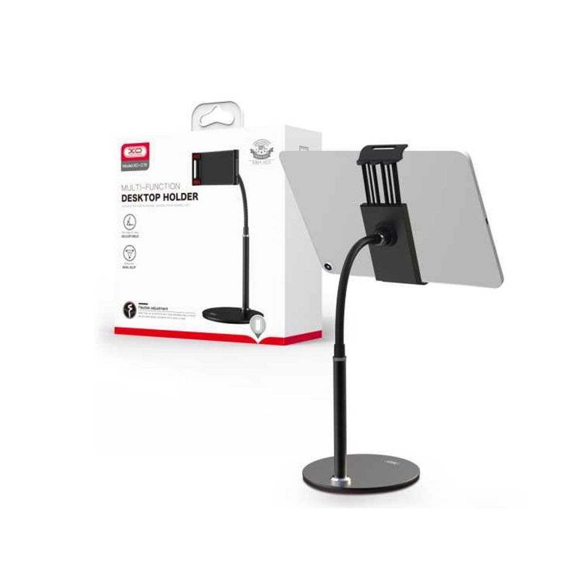 XO SIMPLE IS BEAUTY - Soporte De Aluminio Para Smartphone Y Tablet XO-C79 Negro