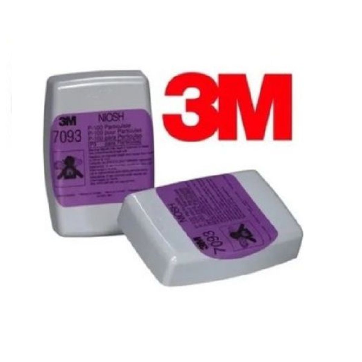 3M - Cartucho 7093 3m Para particulas Niosh (1 Par)