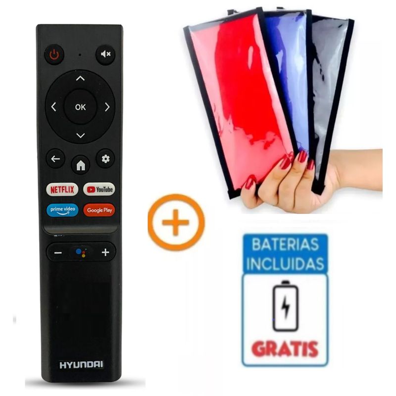 UNIVERSAL - Control Remoto Hyundai Smart tv 2022 Nueva Version + Funda