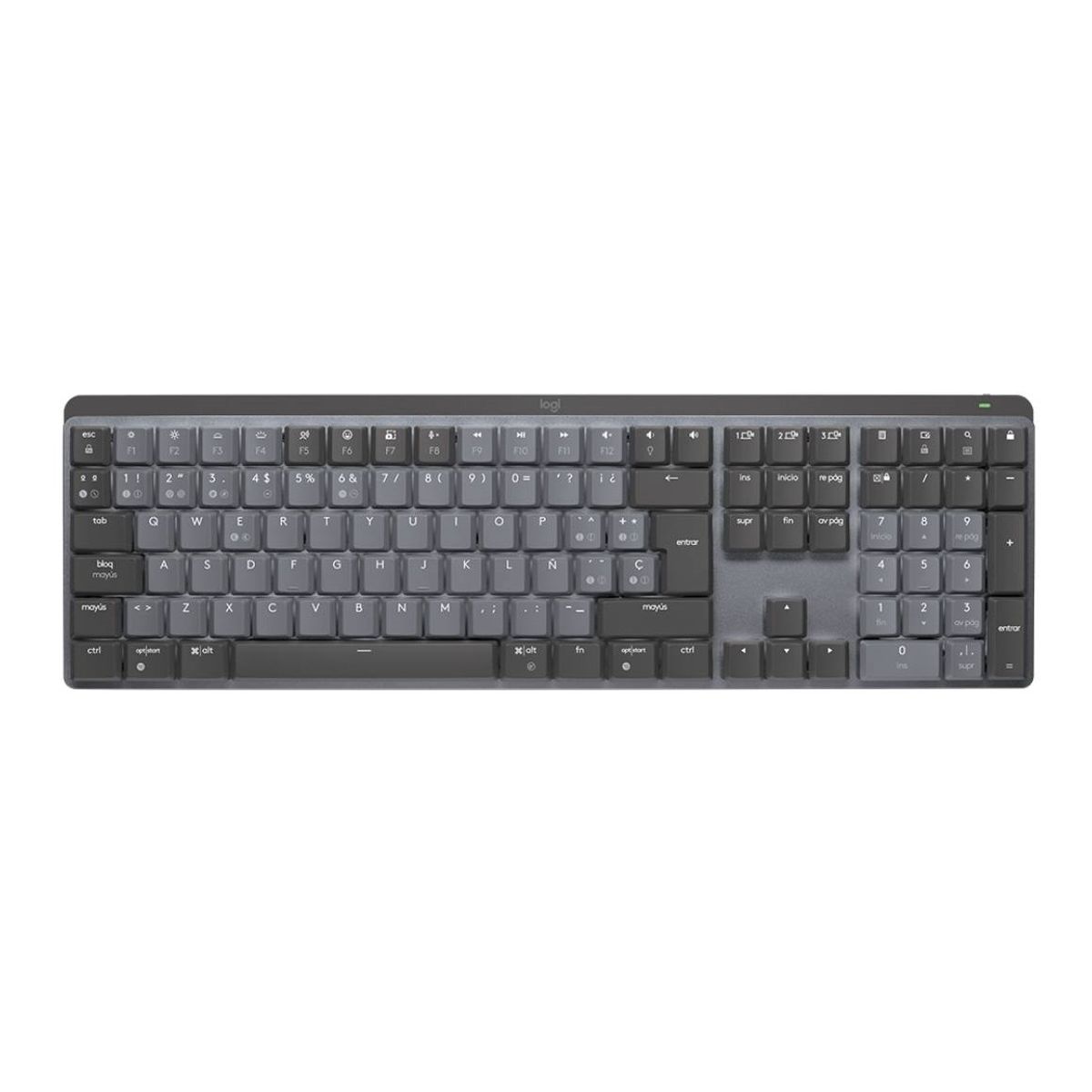 LOGITECH - TECLADO LOGITECH MX MECHANICAL WIRELESSBT ILUMINATED BLACK SP