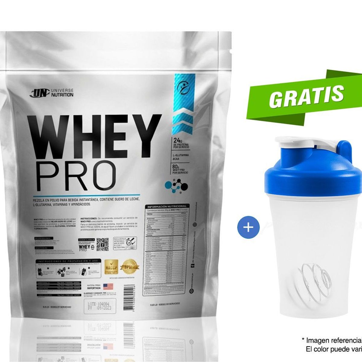 UNIVERSE NUTRITION - Whey Pro 5 kilos UN Vainilla + Obsequio