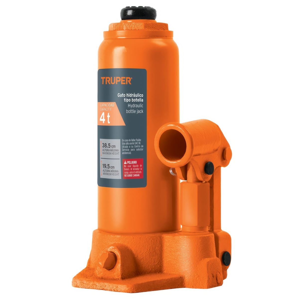 TRUPER - Gata Hidráulica Tipo Botella de 4Ton Truper