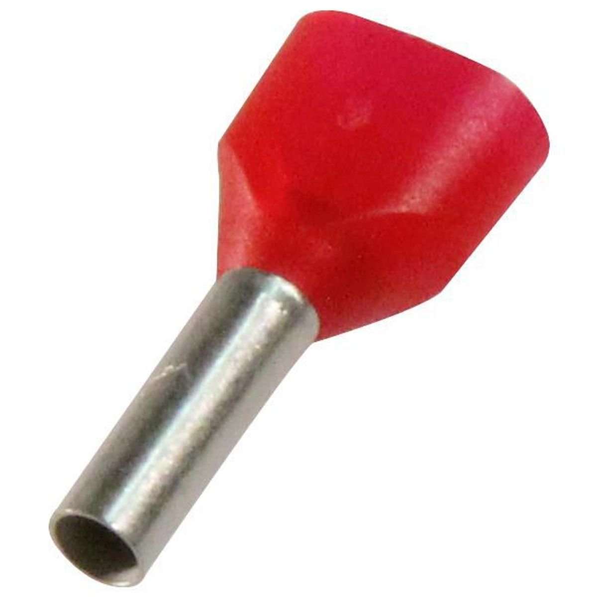 GENERICO - Terminal Doble Sobre moldeado Rojo (Cable 16 awg) X 20UND