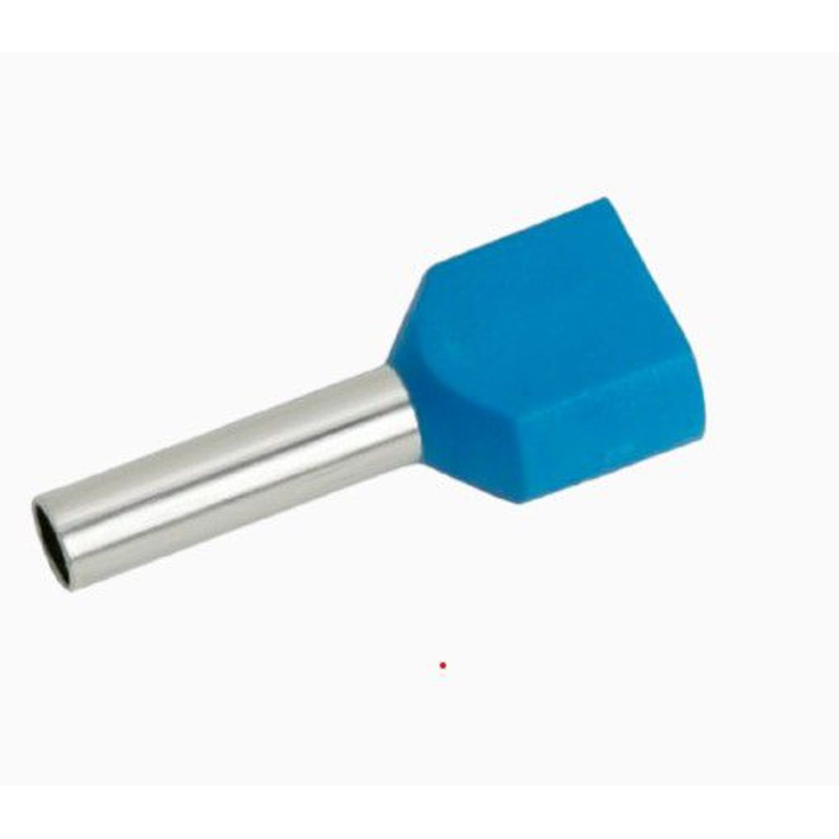 GENERICO - Terminal Doble Sobremoldeado  Azul (Cable 14 awg) 20 UND