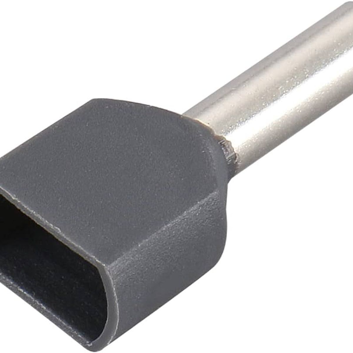 GENERICO - Terminal Doble Sobre moldeado Gris (Cable 12 awg) X 20 UND