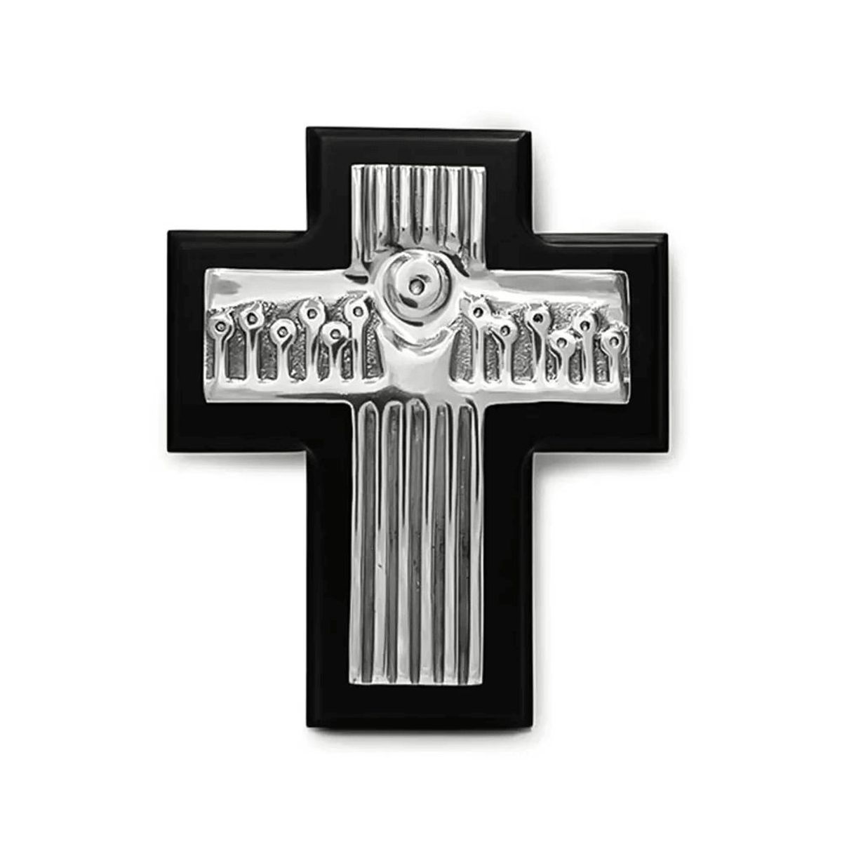 ARGENTARIA - Cruz Ultima Cena - Peltre y Madera