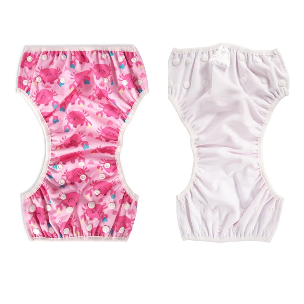 GENERICO - Pañal de Natación Piscina Pack x 2 Unid + Bolsa Impermeable