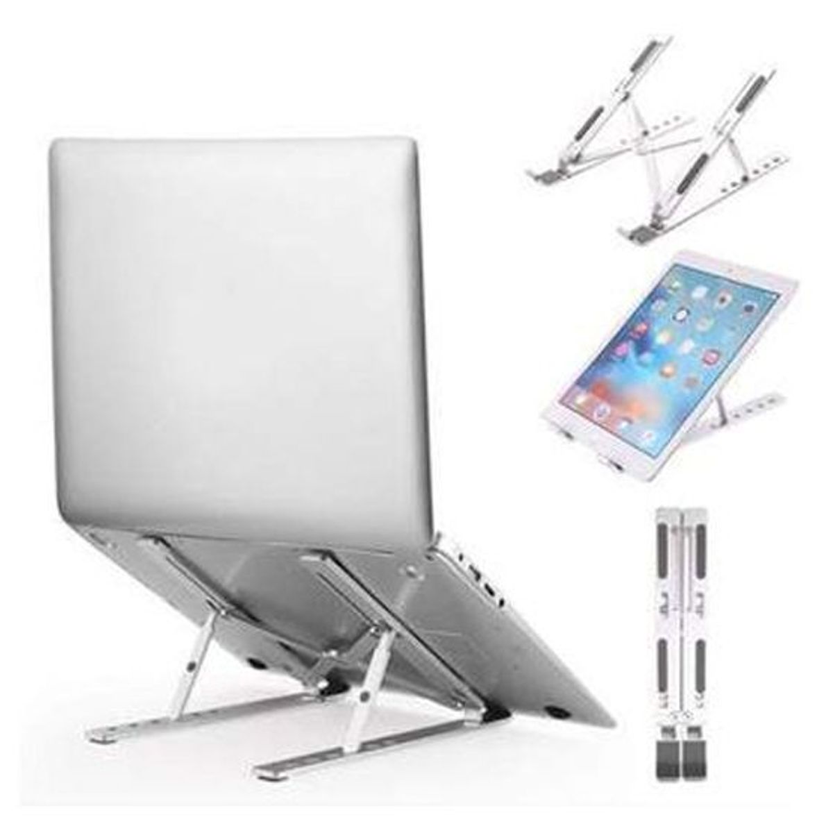 XO - Soporte Plegable De Tablet Y Laptop XO-C49 Silver