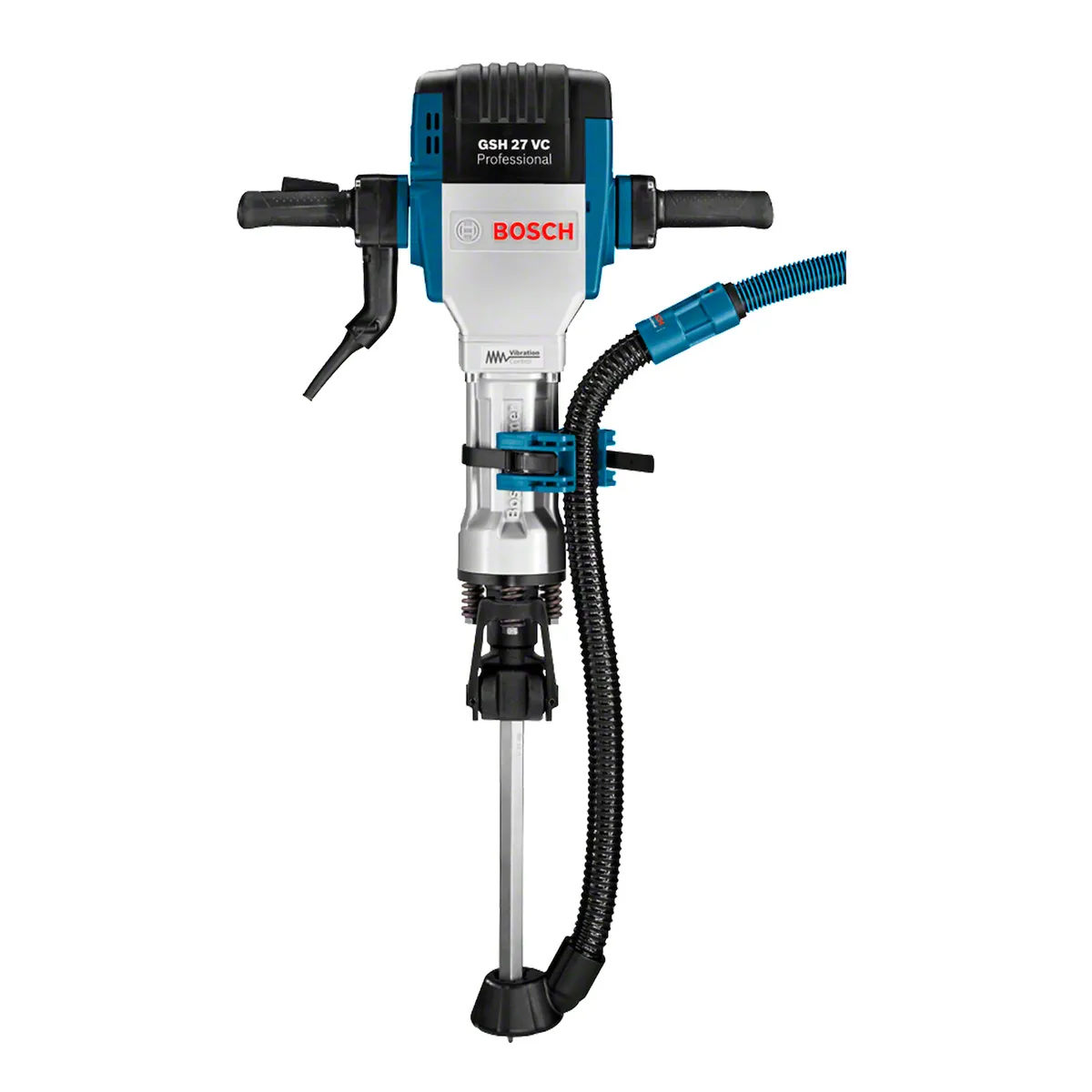 BOSCH - Martillo Demoledor Bosch Gsh 27 Vc 2000 W 69 Jouls + Carro profesional