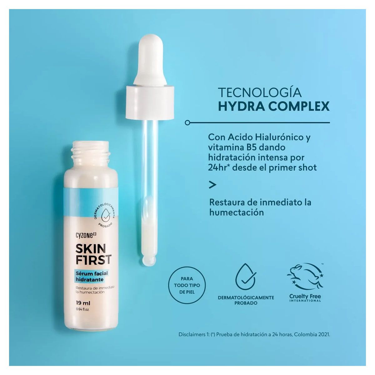 CYZONE - Serum Hidratante Facial Skin First