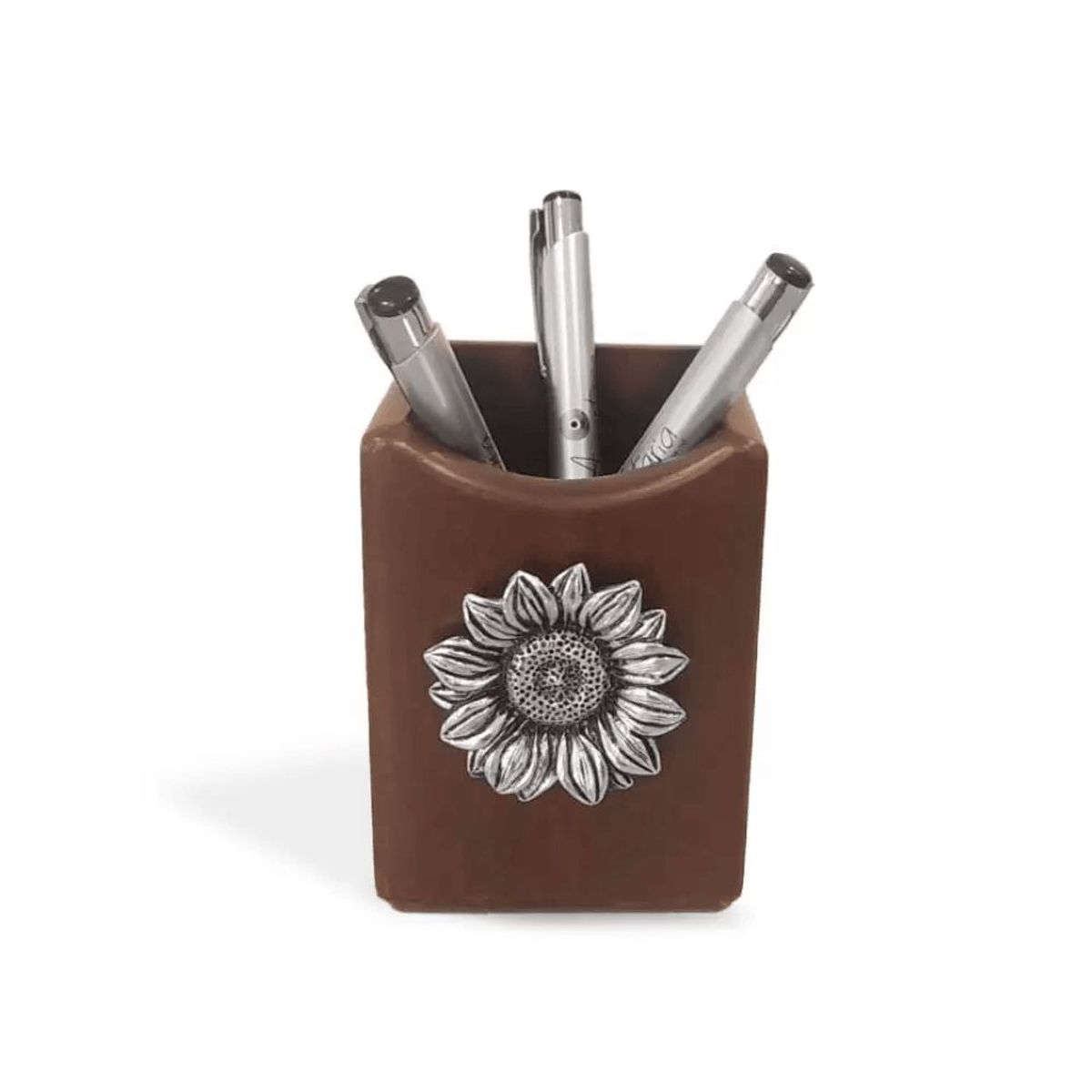 ARGENTARIA - Porta Lapicero Girasol - Plaqué y Madera