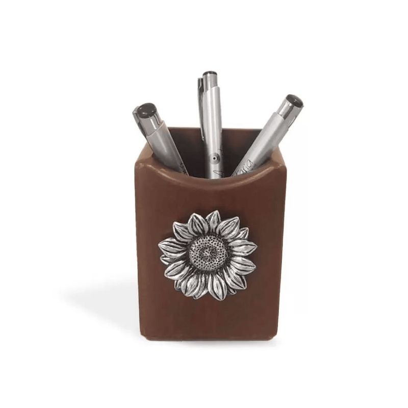 ARGENTARIA - Porta Lapicero Girasol - Plaqué y Madera