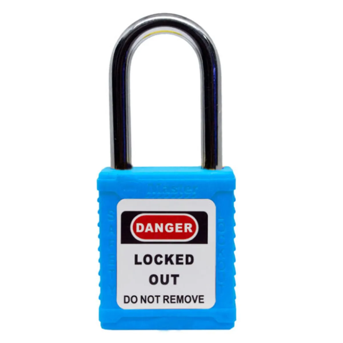 GENERICO - CANDADO CORTO NO AISLADO COLOR CELESTE