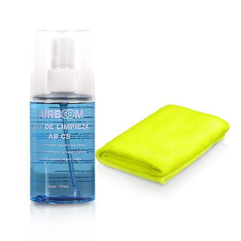 AIRBOOM - Kit de Limpieza Para Laptop Pantalla Tablet Celular tV120 Ml