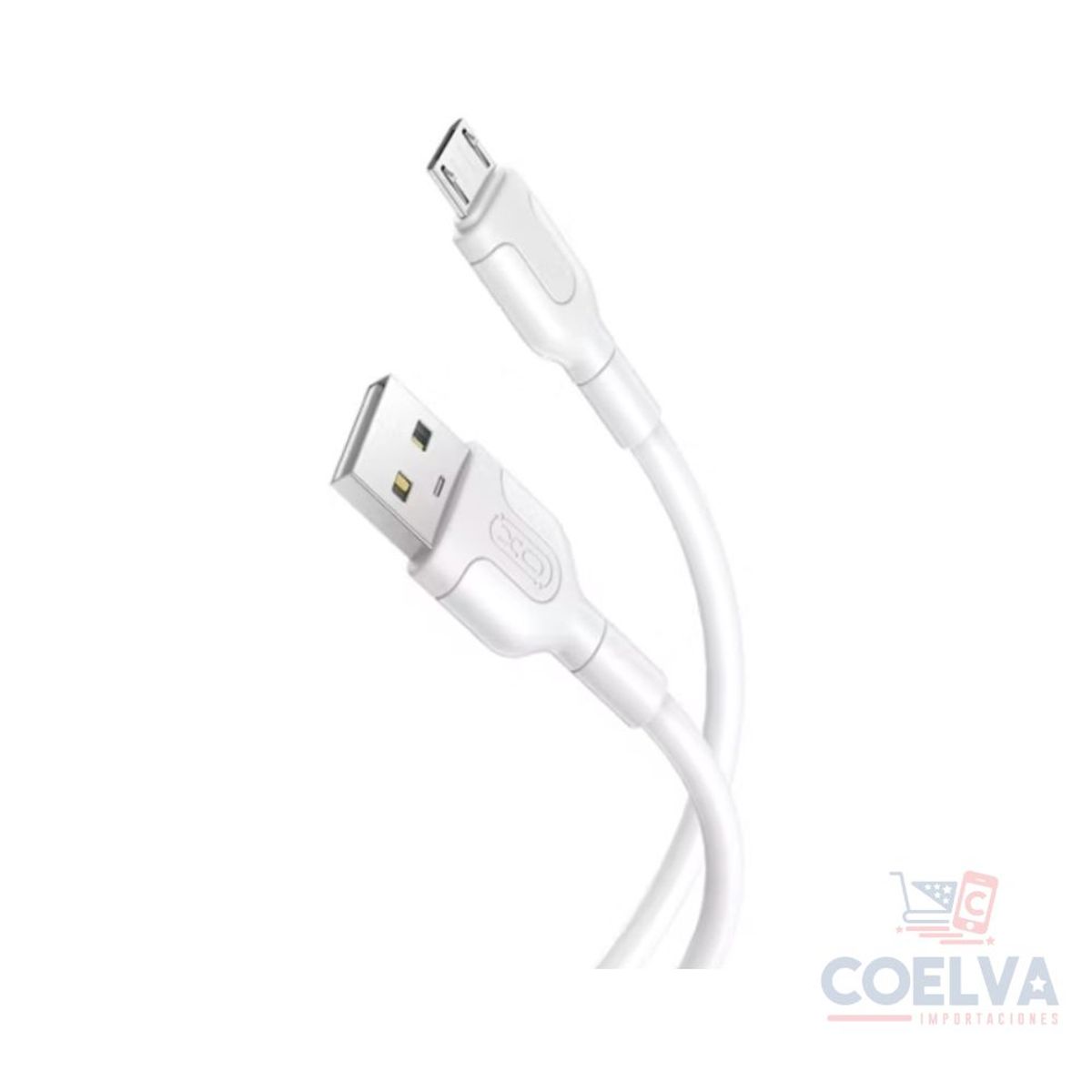 XO - XO-NB212 Cable de Carga de 100cm Micro USB  V8 - Blanco