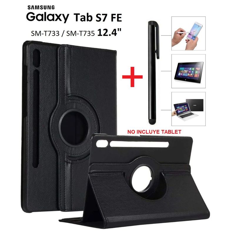 GENERICO - Funda Case 360° Y Lapiz Optico para Samsung Tab S7 Fe 124 SM-T730
