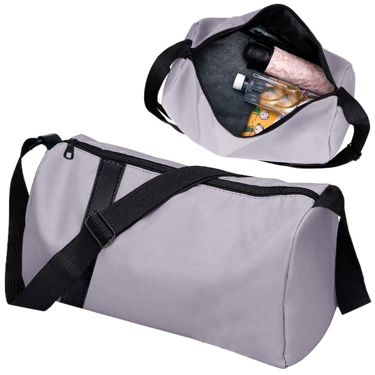 MINARI - Maletín Deportivo Bolso de Viaje Morral Impermeable Lila D54