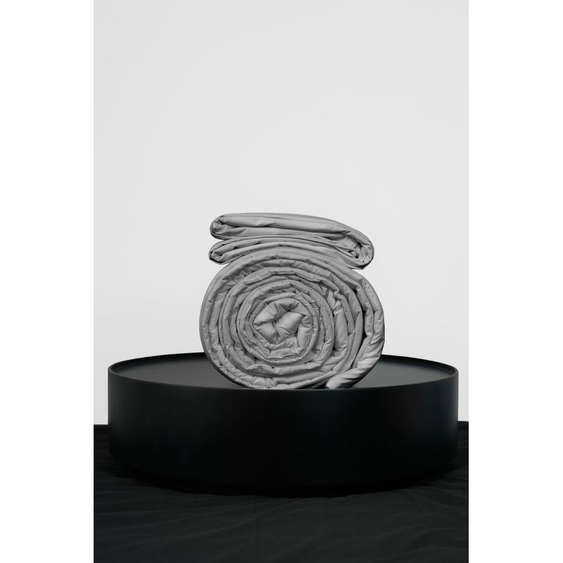 COBITEX HOME - Plumón Hipoalergénico + Funda Plumón 1 plaza Plomo Cobitex 100% algodón