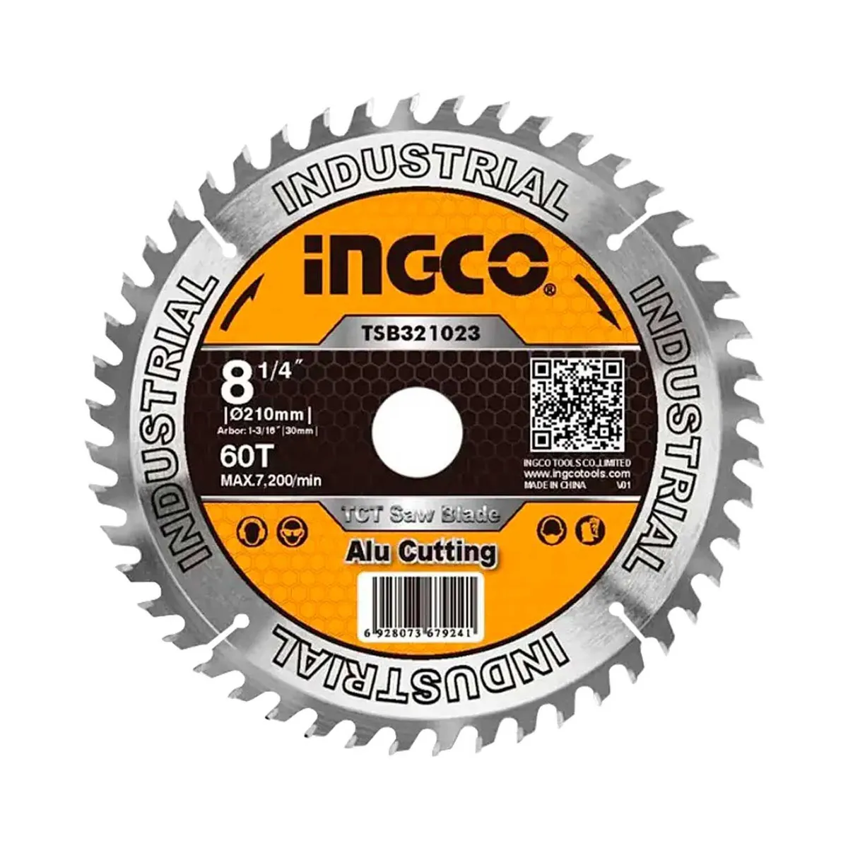 INGCO TOOLS - DISCO CORTE ALUMINIO 8¼' INGLETADORA INGCO 60 DIENTES MADERA
