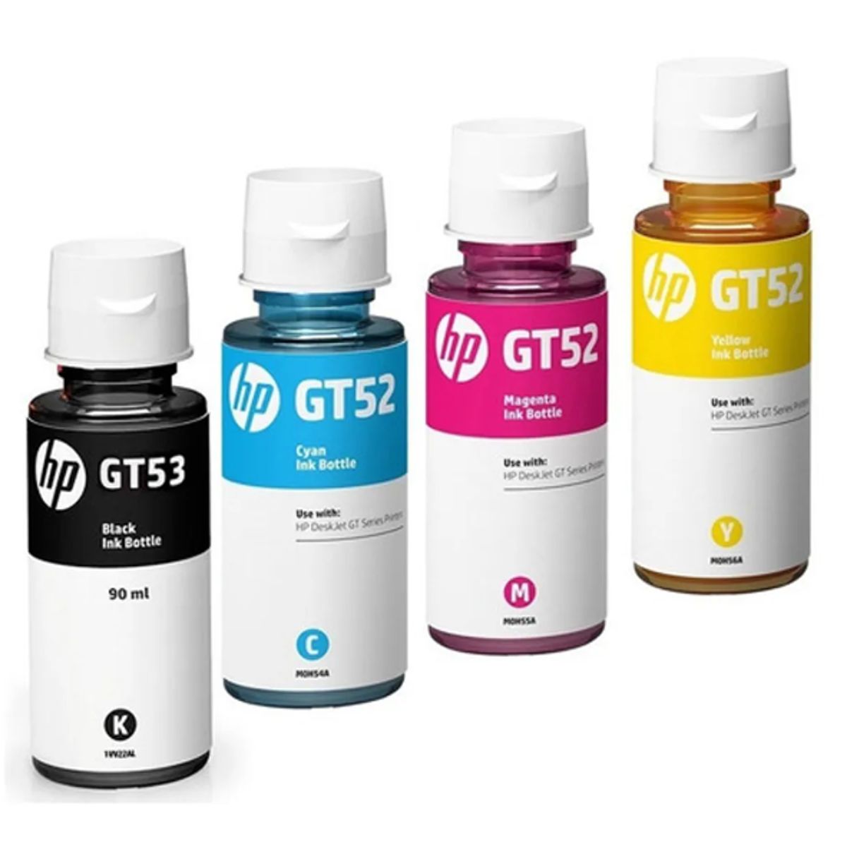 HP - Tinta HP GT52 - GT53 Kit x4 Colores CMYBK