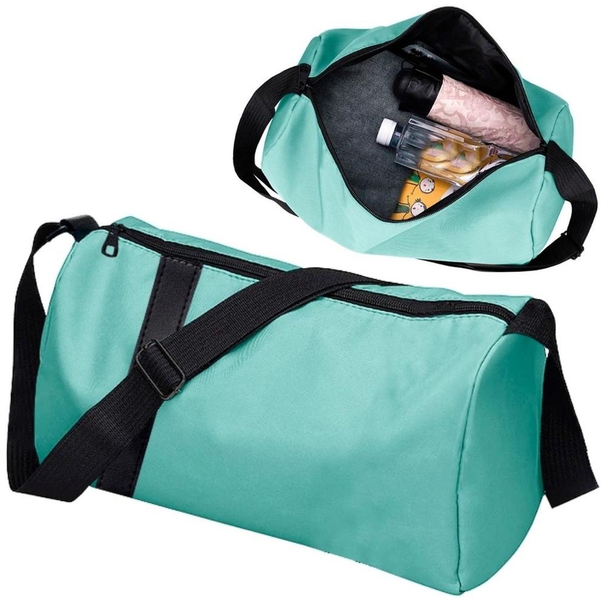 MINARI - Maletín Deportivo Bolso de Viaje Morral Impermeable Verde D54