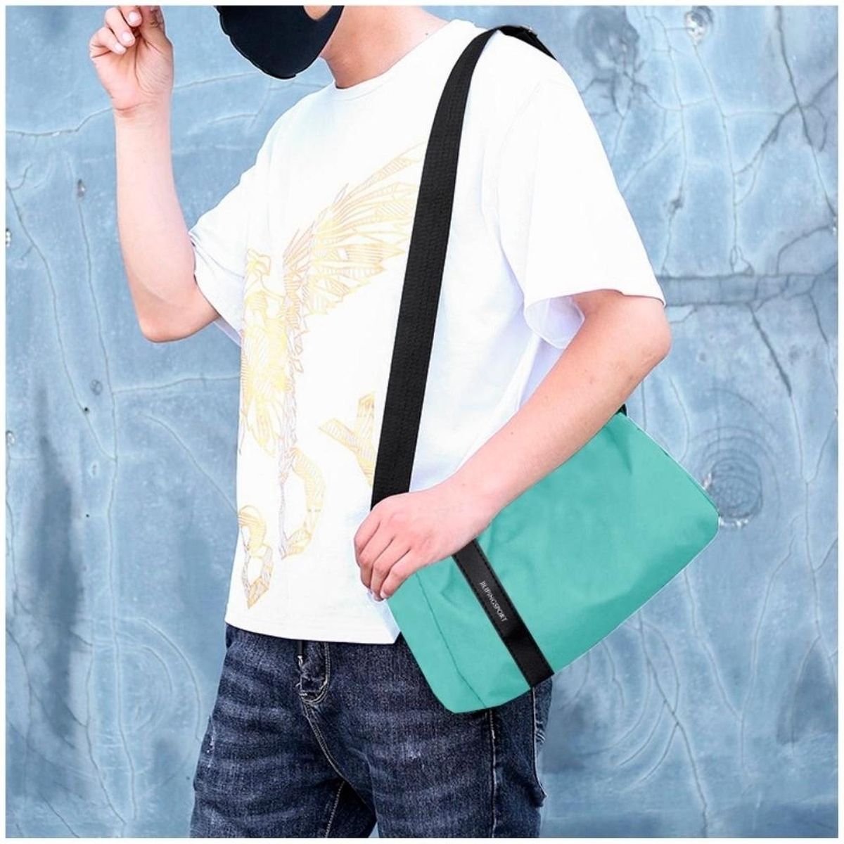 MINARI - Maletín Deportivo Bolso de Viaje Morral Impermeable Verde D54