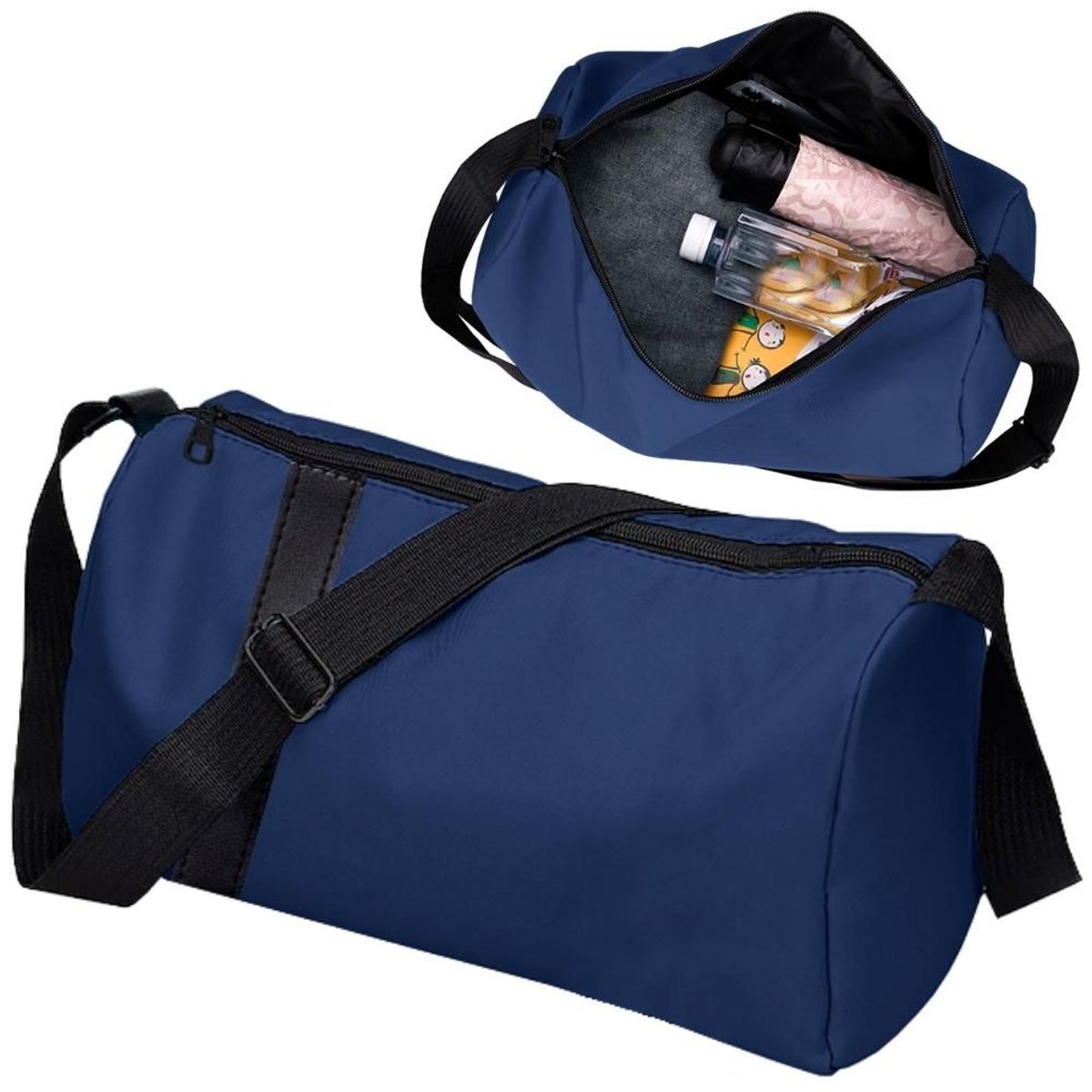 MINARI - Maletín Deportivo Bolso de Viaje Morral Impermeable Azul OS D54