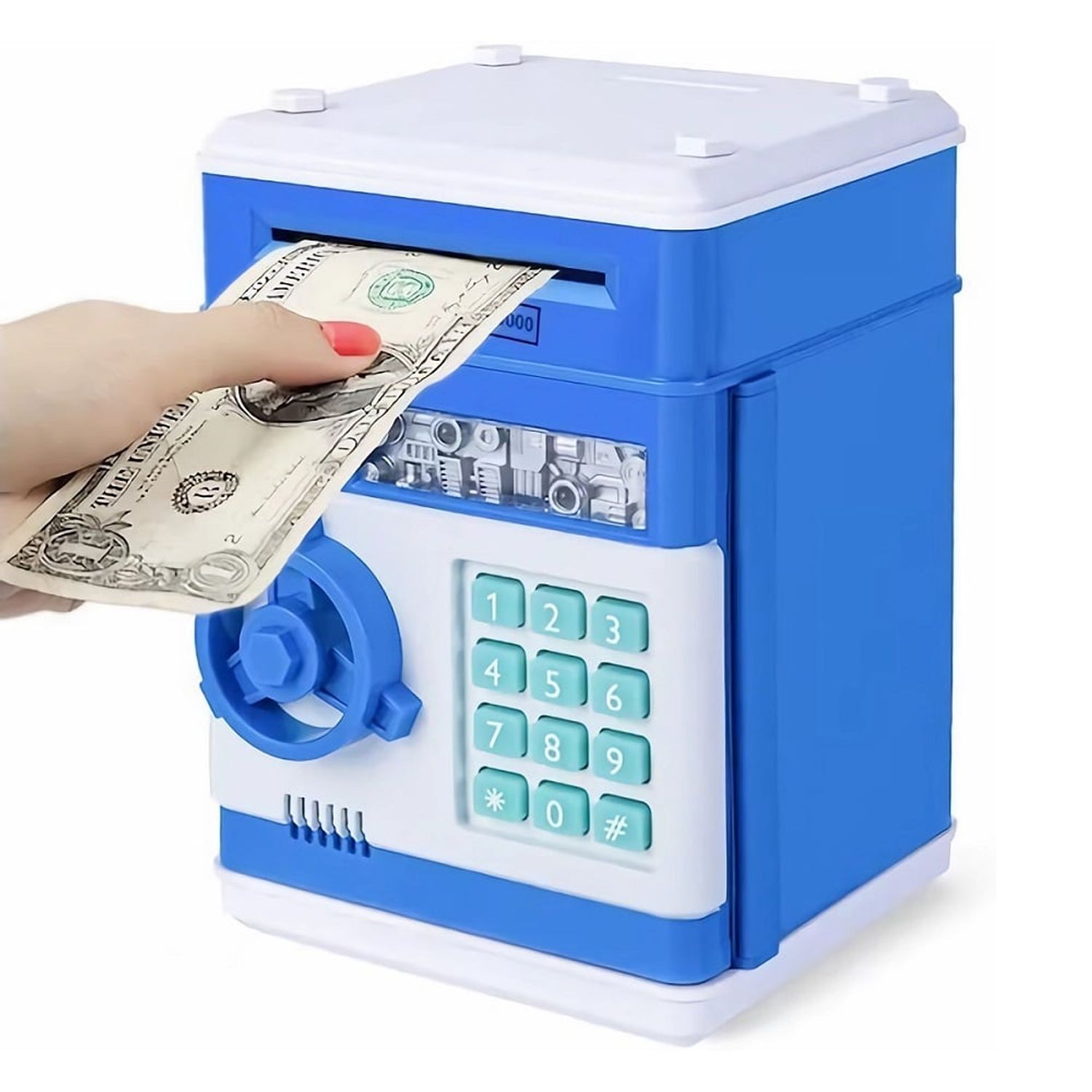 Serfadu Mini Caja Fuerte Alcancia Alcancía Electrónica Modelo Caja