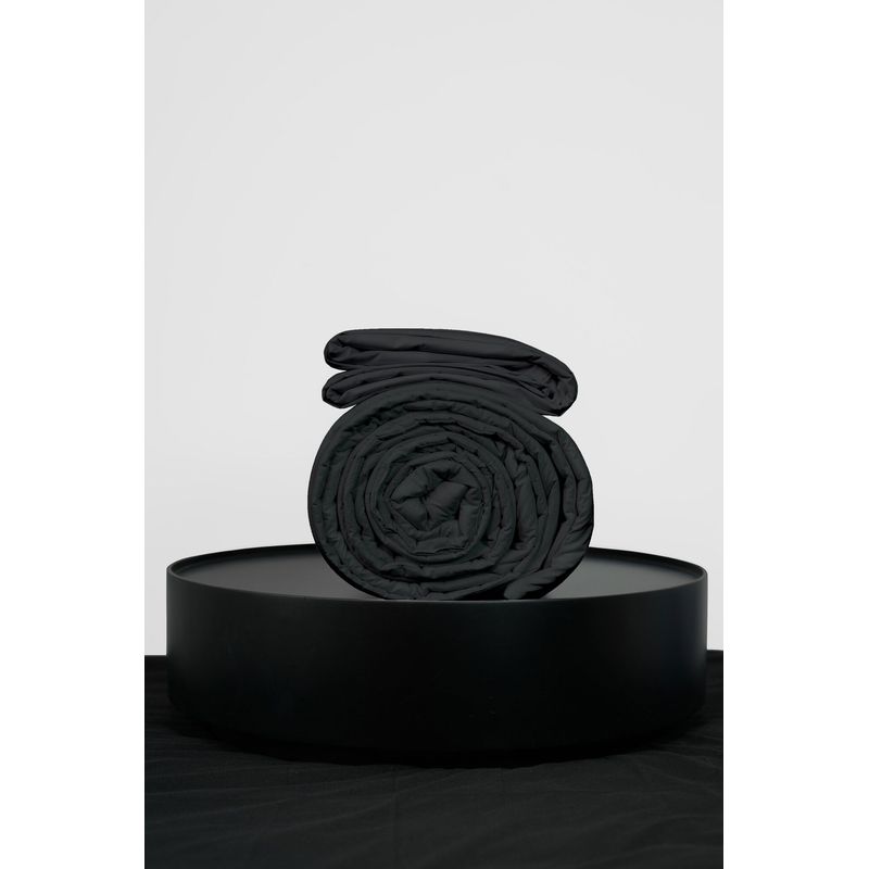 COBITEX HOME - Plumón Hipoalergénico + Funda Plumón 1 plaza Negro Cobitex 100% algodón.