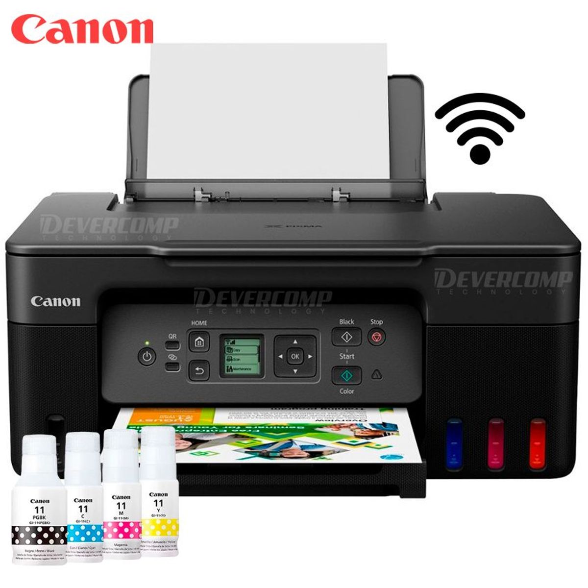 CANON - Impresora Canon Pixma G3170 Multifuncional Wifi