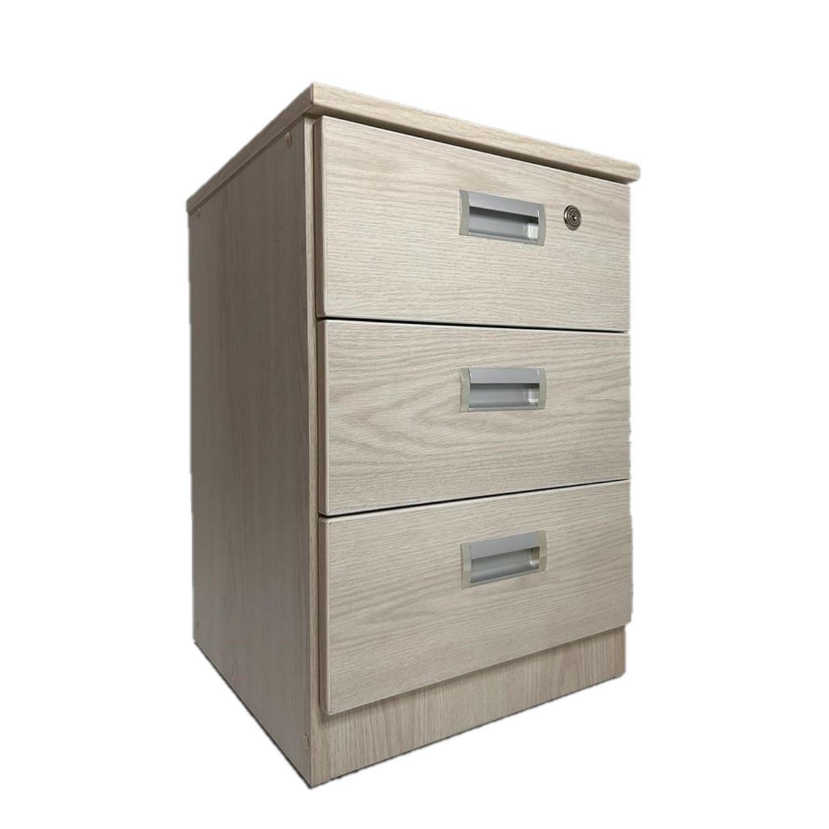 GENERICO - VELADOR DE 03 CAJONES COLOR NEBLINA