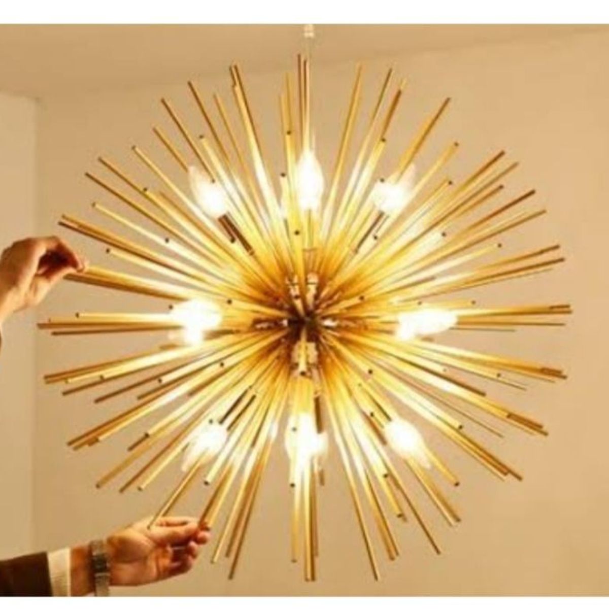 GENERICO - Lámpara Erizo 8 luces moderna