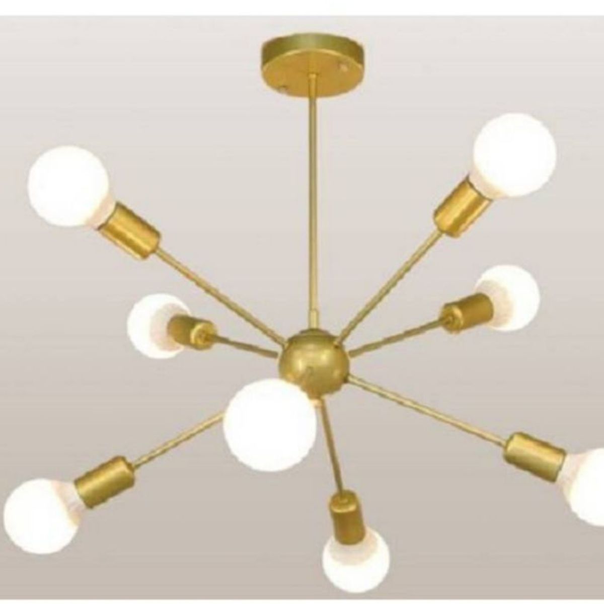 GENERICO - Lámpara Colgante Octopus Dorado luces INCLUYE Focos