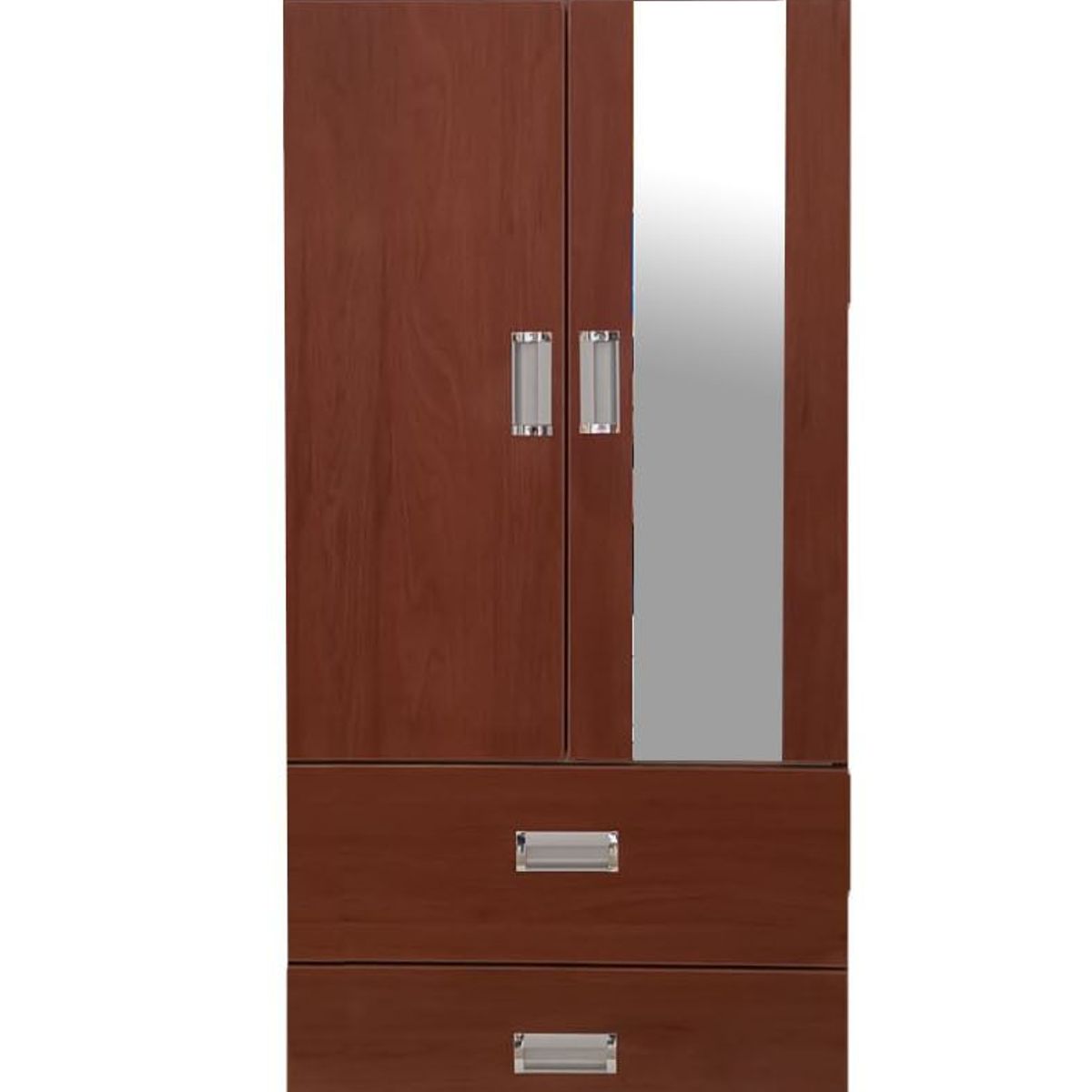 GENERICO - ROPERO 2 PUERTAS COLOR CEDRO