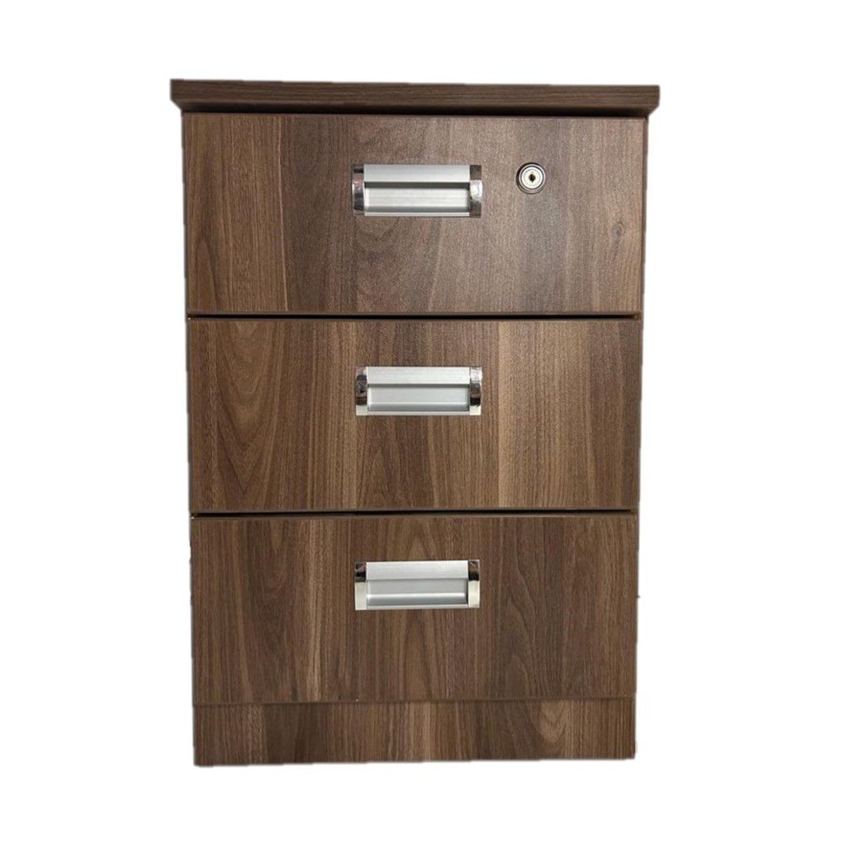 GENERICO - VELADOR DE 03 CAJONES COLOR ROBLE