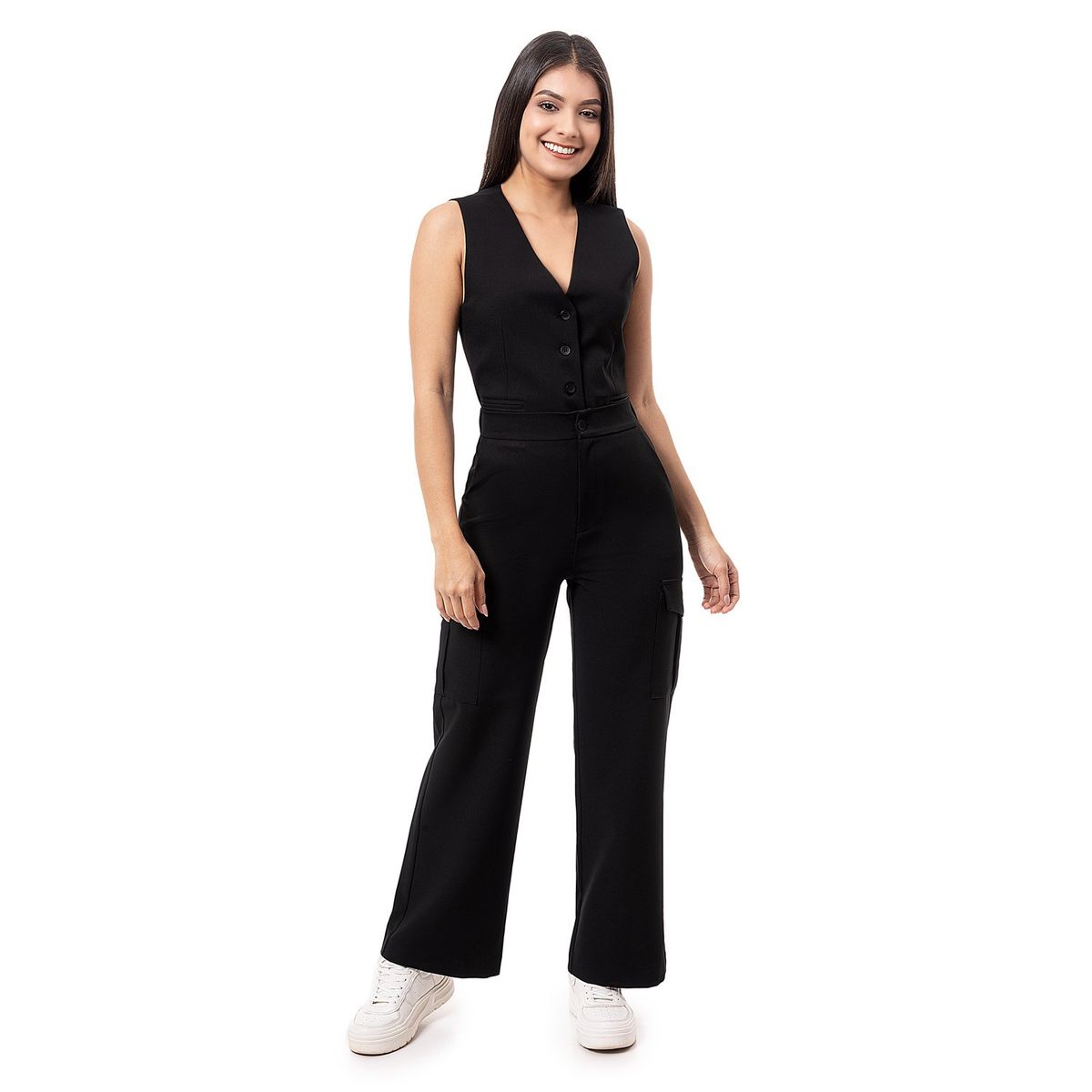 PIONIER - Pantalon Cargo Sastre Mujer Denity