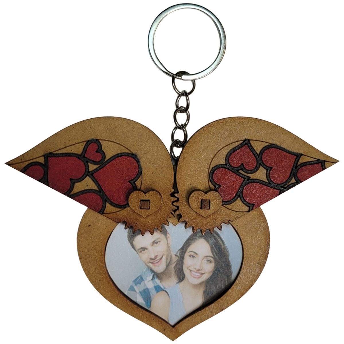 GENERICO - Llavero Corazón Porta-Foto