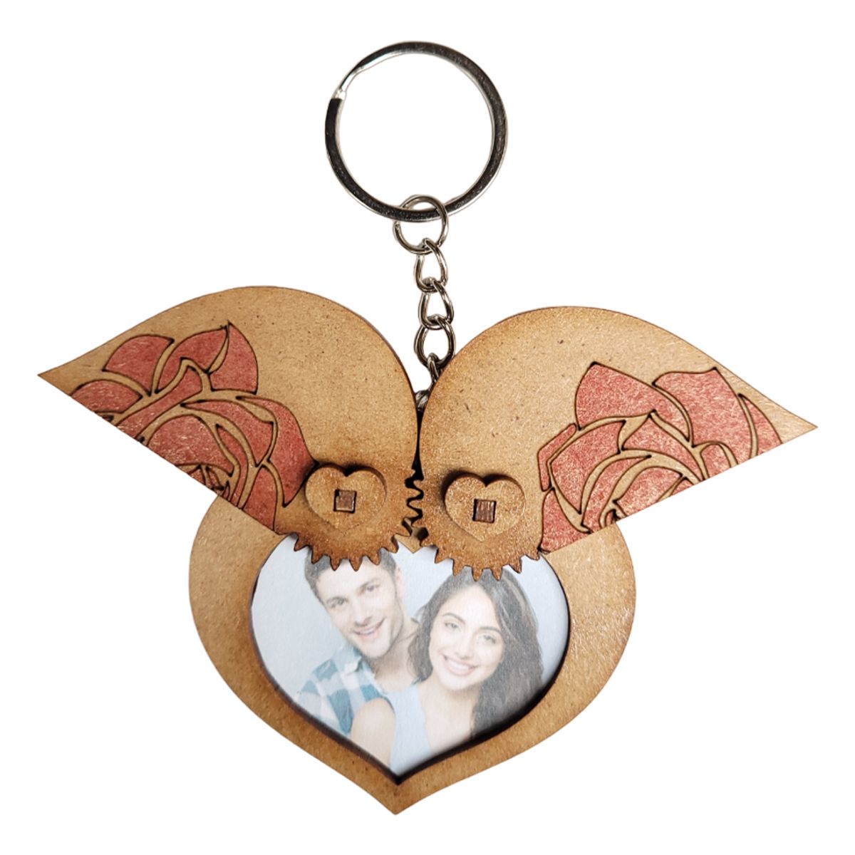 GENERICO - Llavero Corazón Porta-Foto