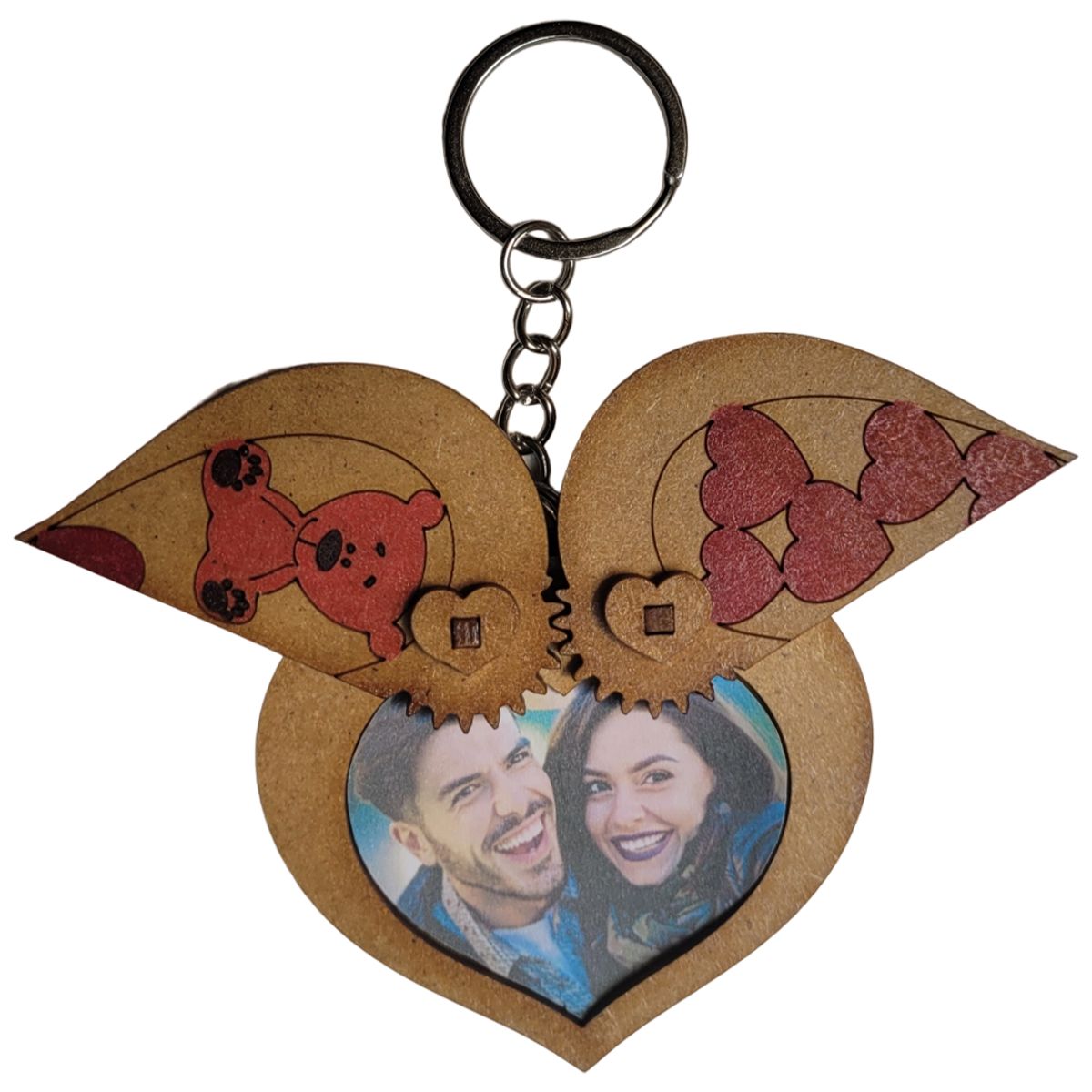 GENERICO - Llavero Corazón Porta-Foto