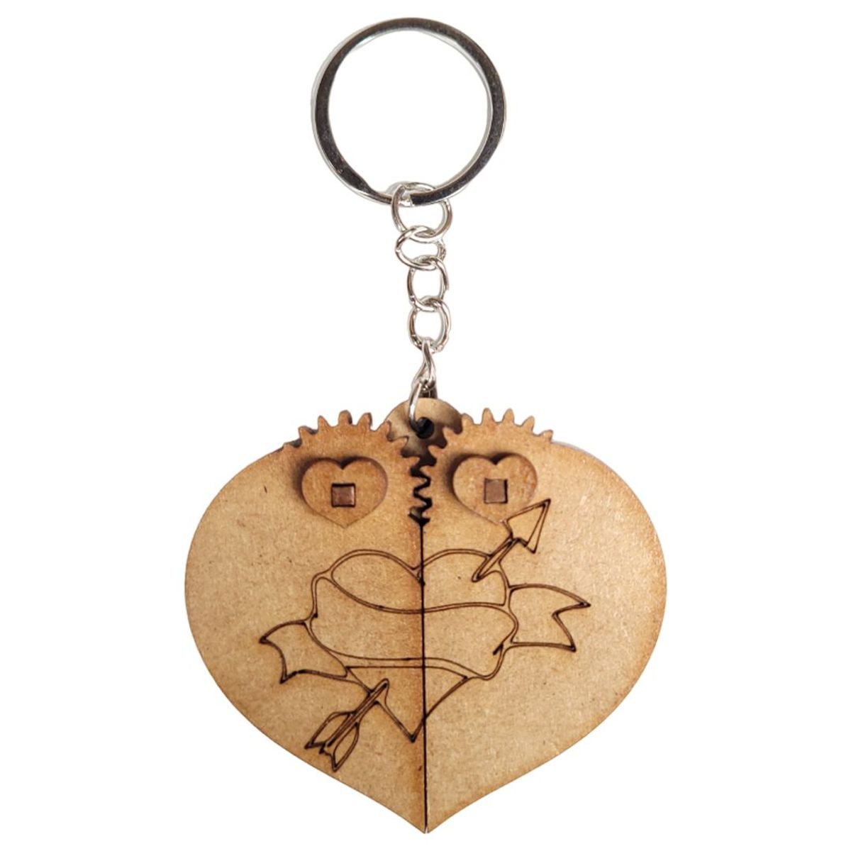 GENERICO - Llavero Corazón Porta-Foto