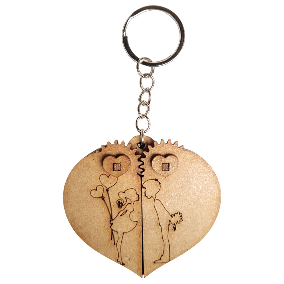 GENERICO - Llavero Corazón Porta-Foto